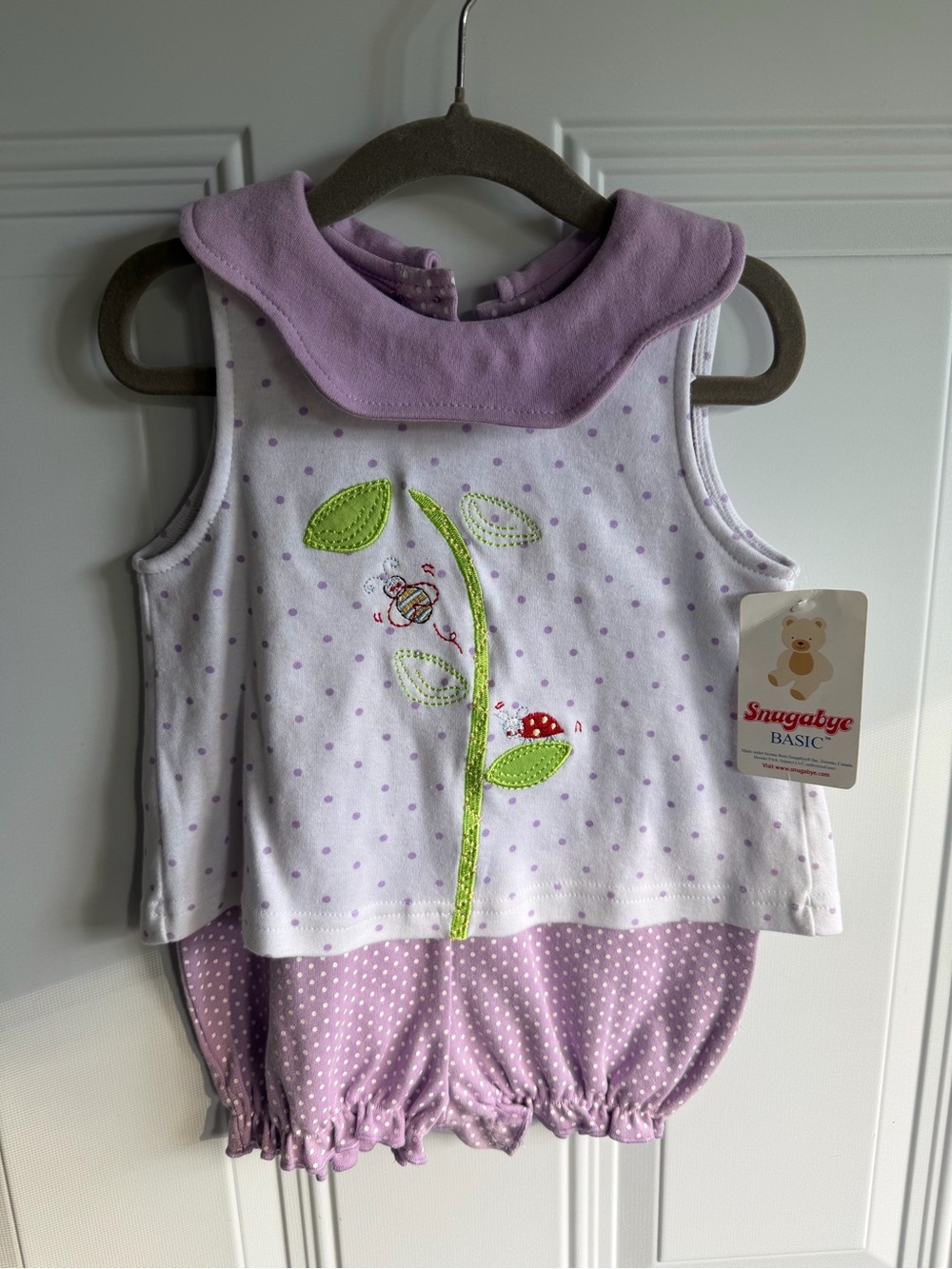 NWT Vintage Snugabye Baby Romper size 18m
